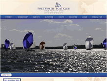 Tablet Screenshot of fortworthboatclub.com